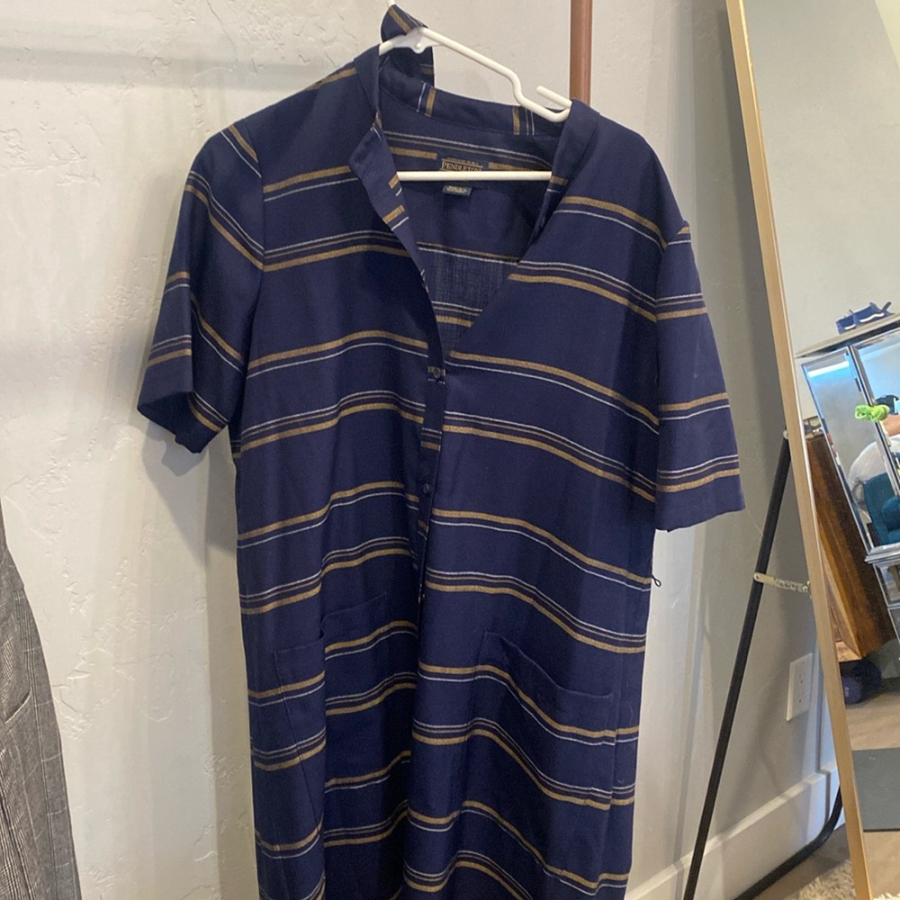 Mid calf wool Pendleton dress